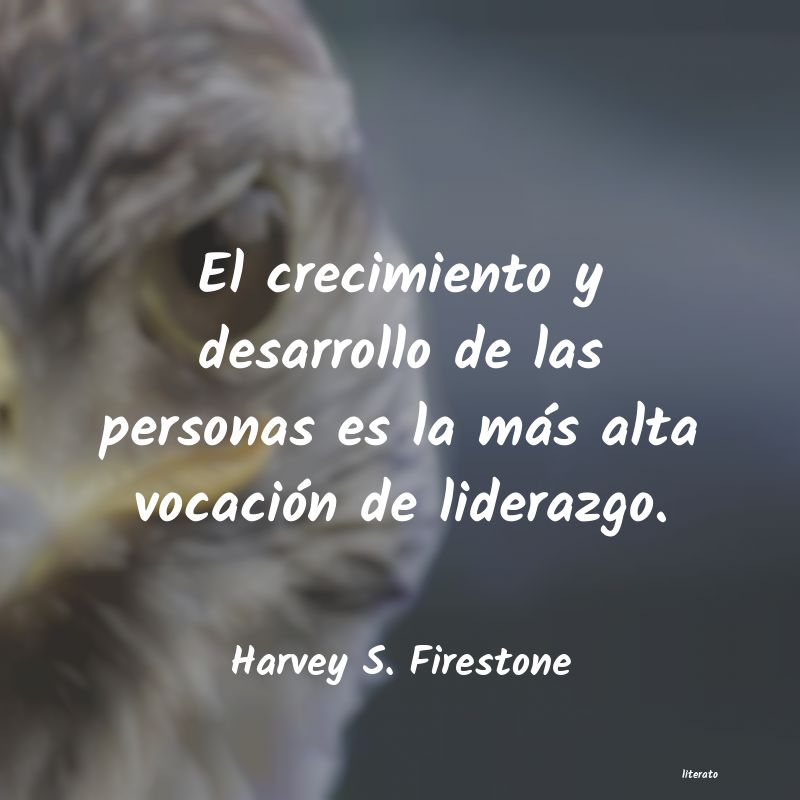 frases de Harvey S. Firestone