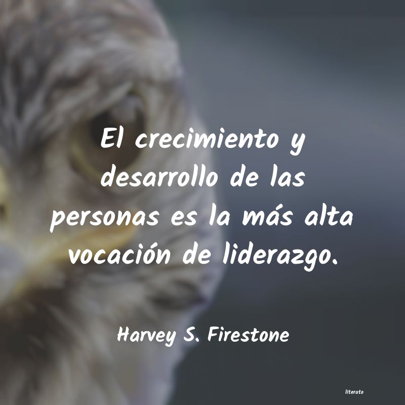 Frases de Harvey S. Firestone