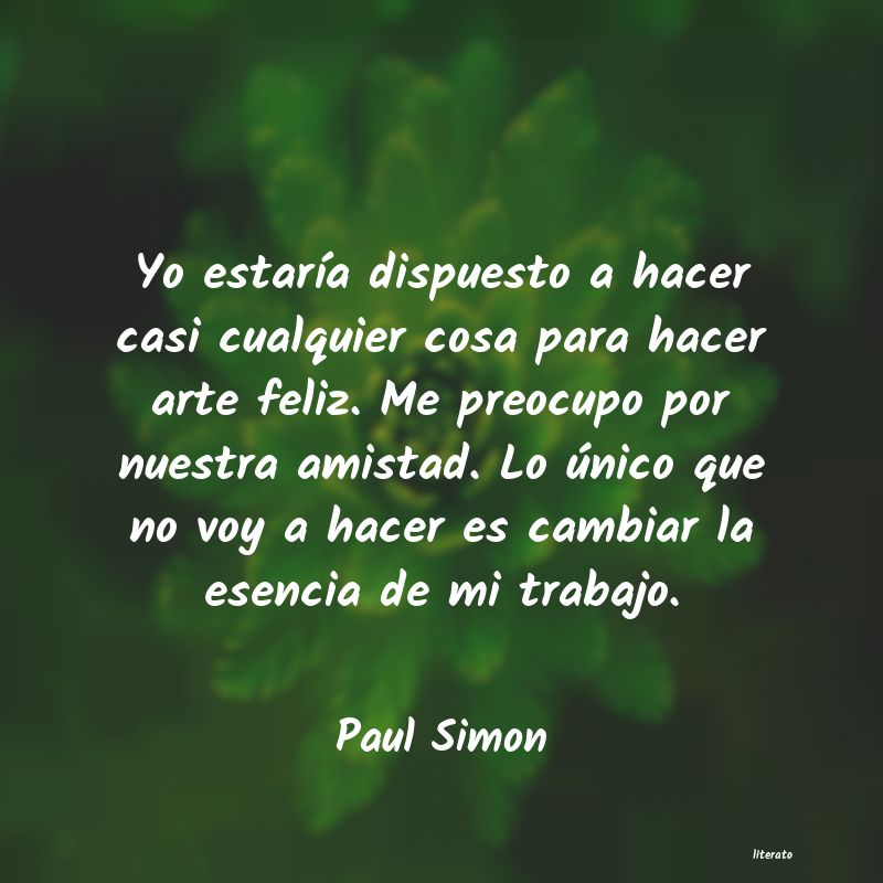 Frases de Paul Simon