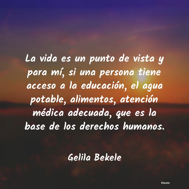 Frases de Gelila Bekele