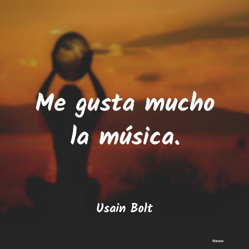 frases de Usain Bolt