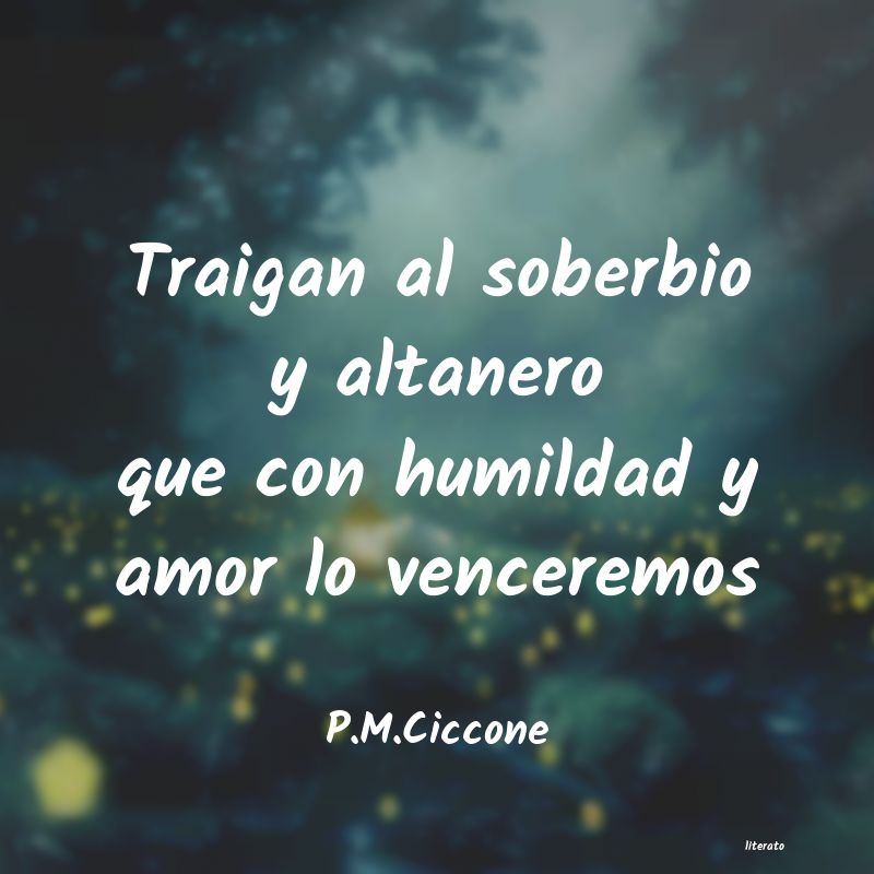 Frases de P.M.Ciccone