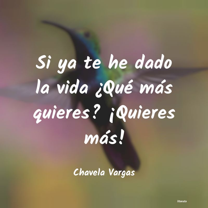 Frases de Chavela Vargas