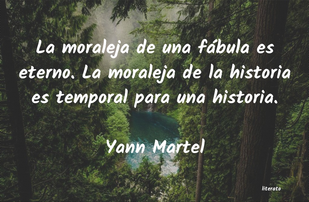 frases de Yann Martel