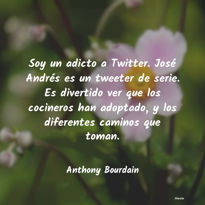 frases de Anthony Bourdain