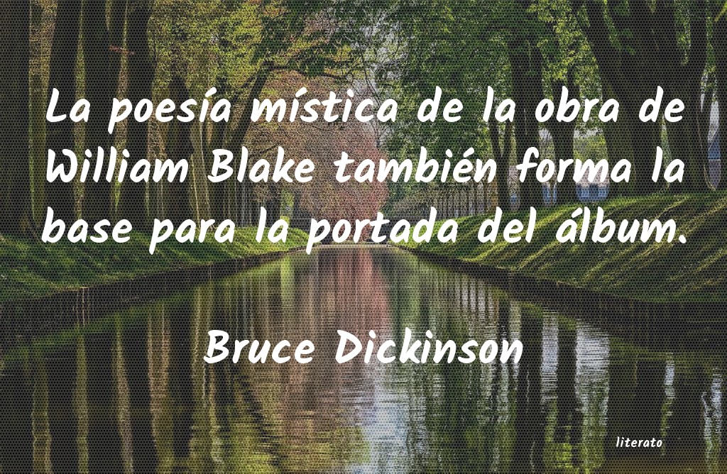 Frases de Bruce Dickinson
