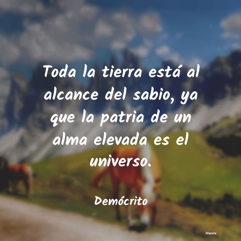frases de Demócrito