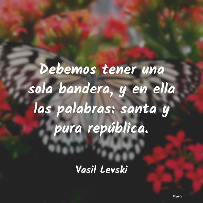 Frases de Vasil Levski