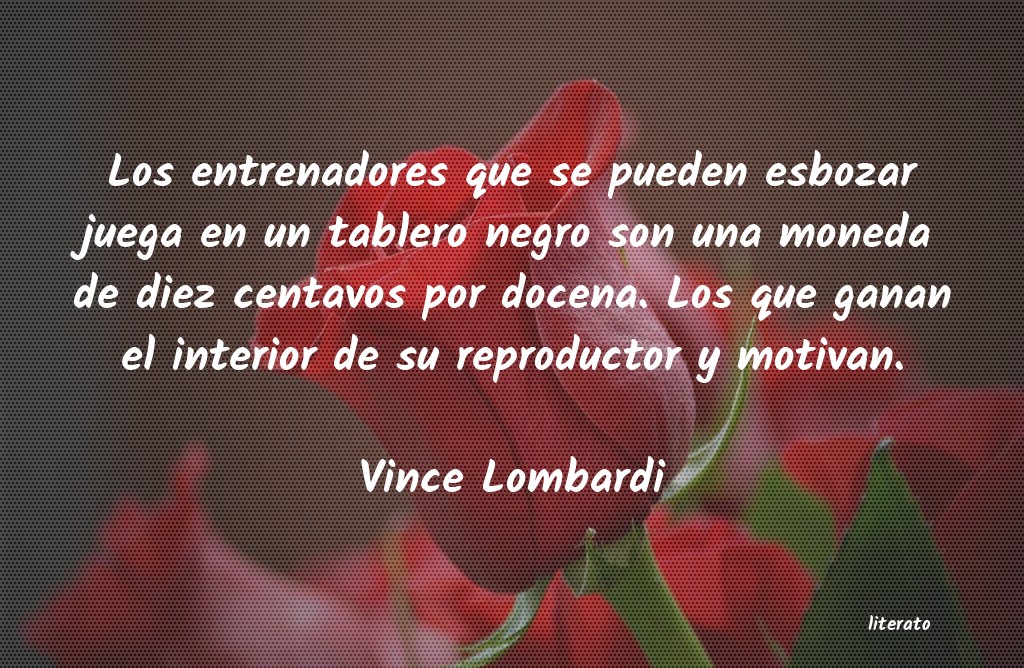 Frases de Vince Lombardi