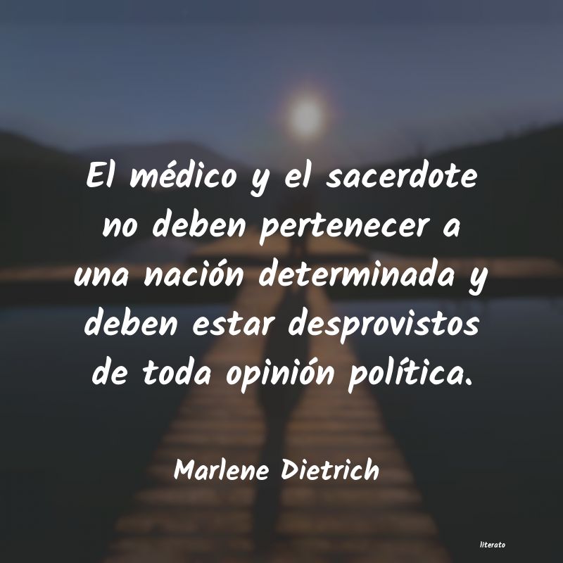 frases de Marlene Dietrich