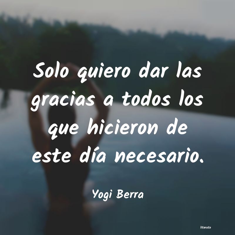 Frases de Yogi Berra