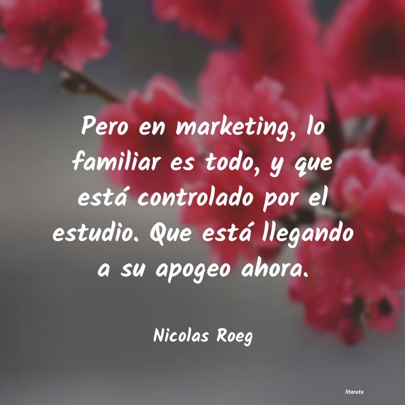frases de Nicolas Roeg