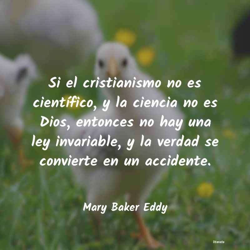 frases de Mary Baker Eddy