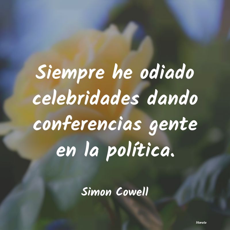 frases de Simon Cowell