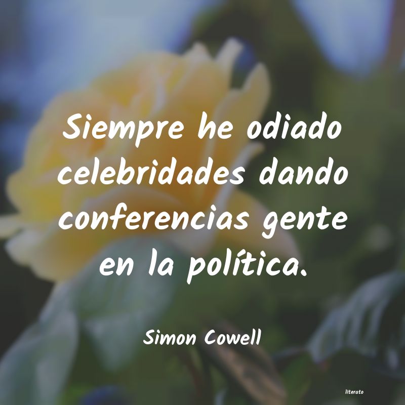 Frases de Simon Cowell