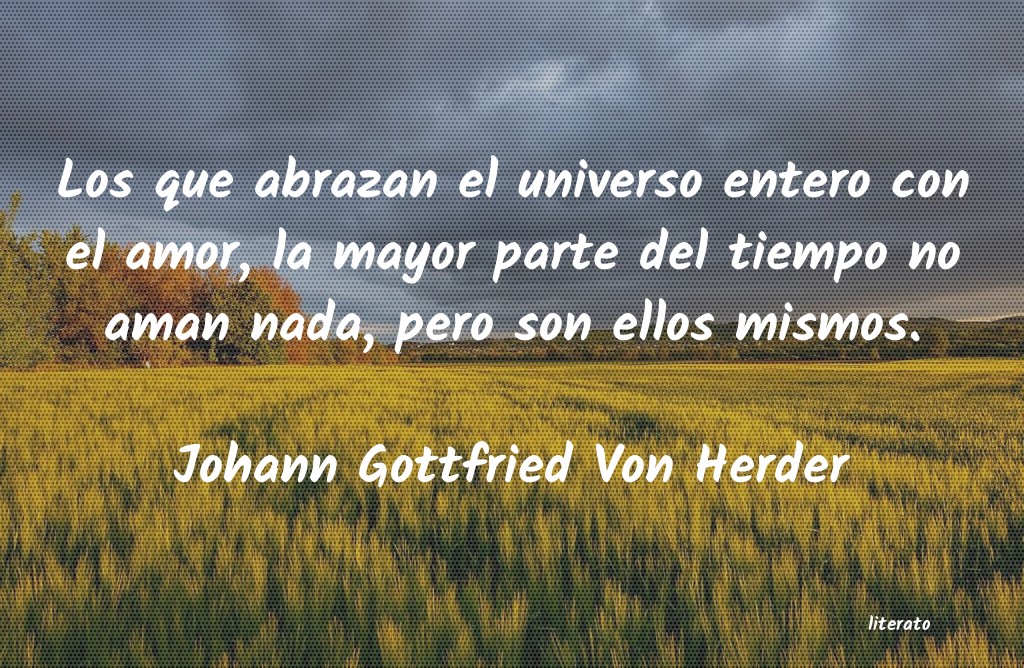 frases de Johann Gottfried Von Herder