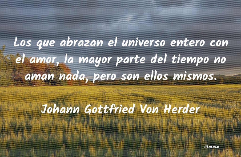 Frases de Johann Gottfried Von Herder