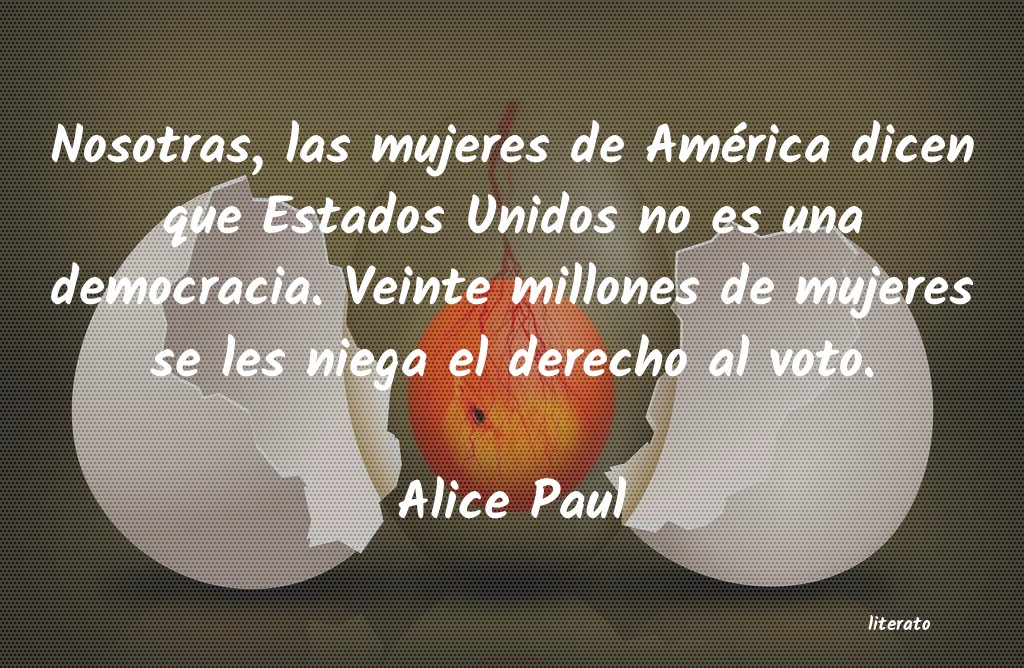 frases de Alice Paul