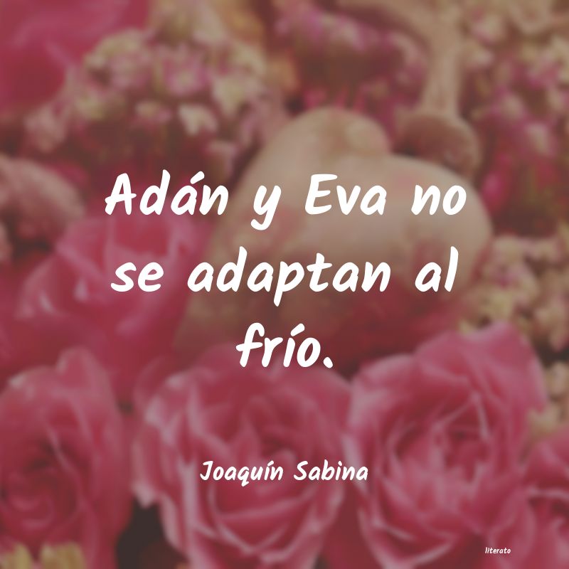 frases de JoaquÃn Sabina