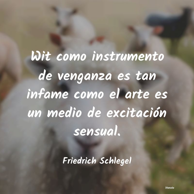 Frases de Friedrich Schlegel