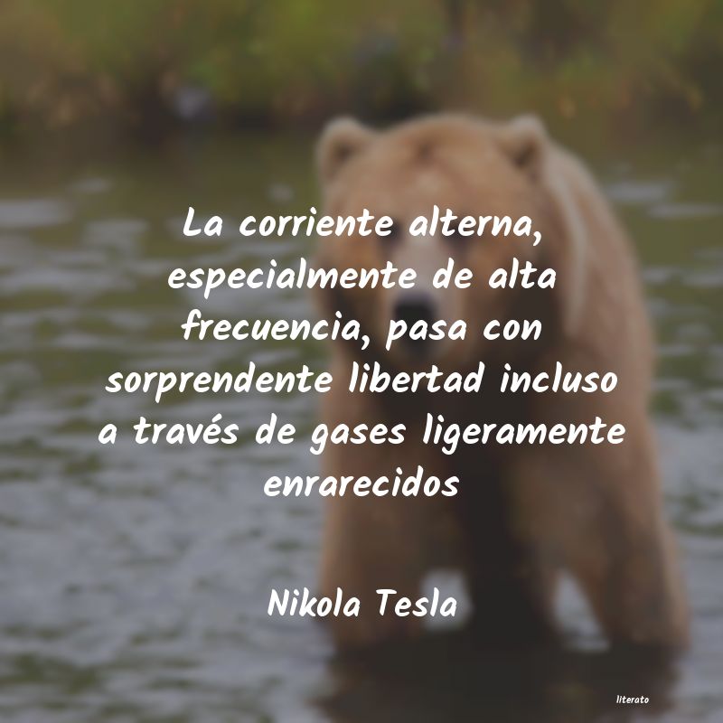 frases de Nikola Tesla