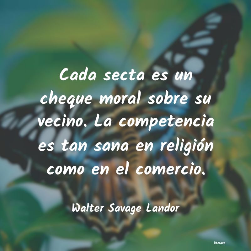 frases de Walter Savage Landor
