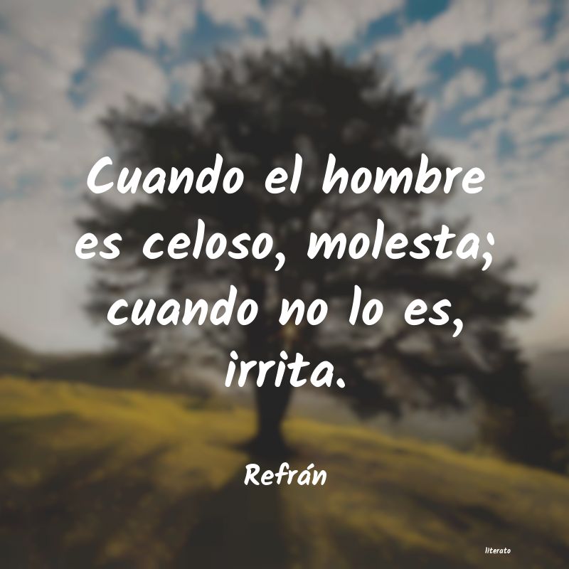 Frases de Refrán