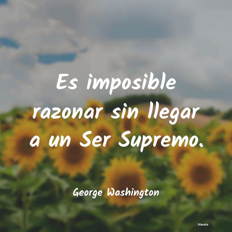 frases de George Washington