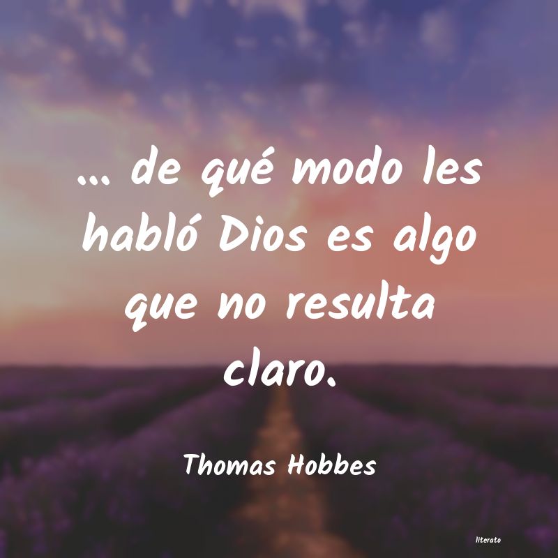 Frases de Thomas Hobbes