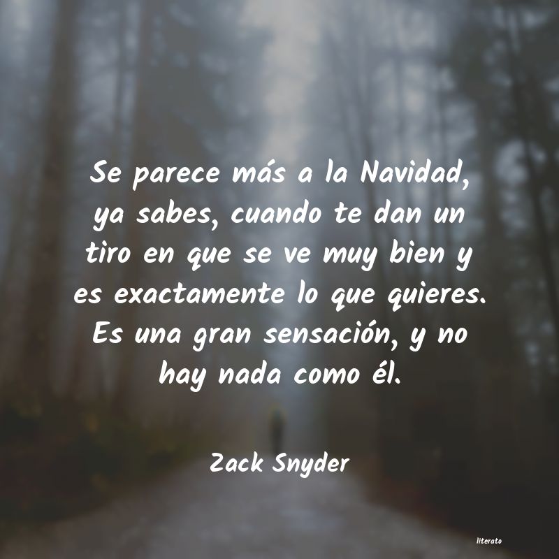 frases de Zack Snyder