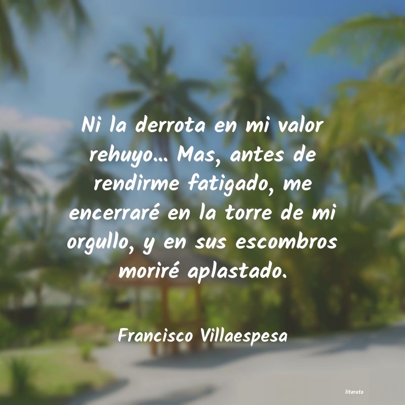 frases de Francisco Villaespesa
