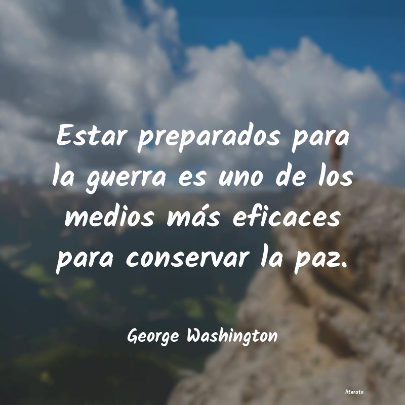 Frases de George Washington