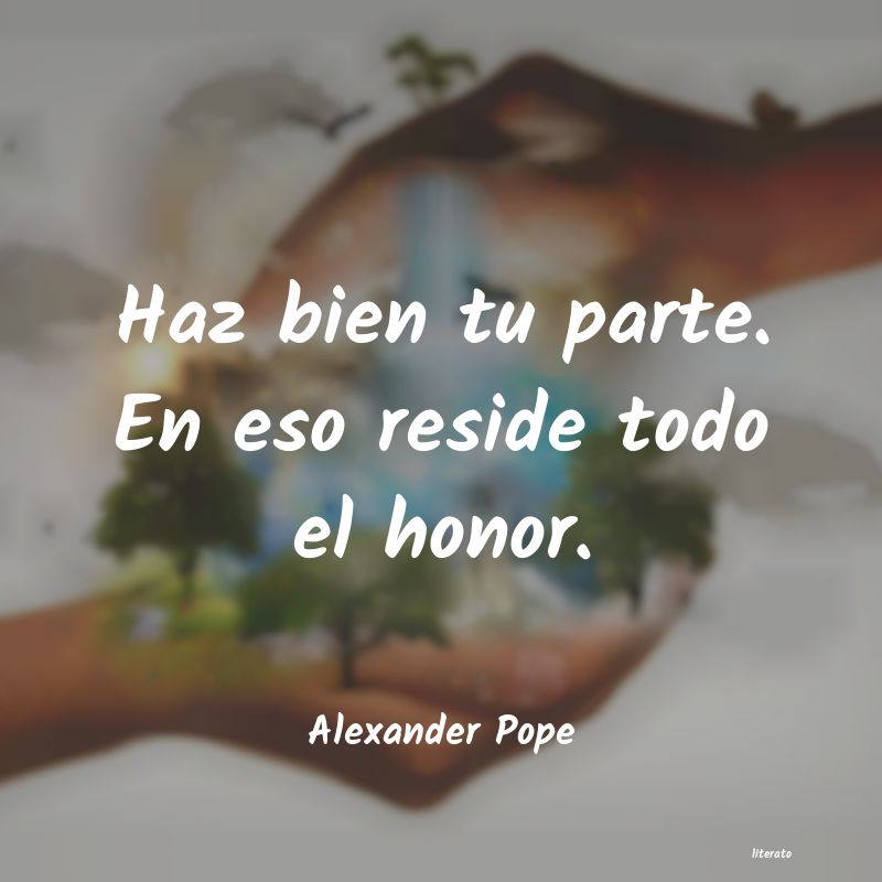 frases de Alexander Pope