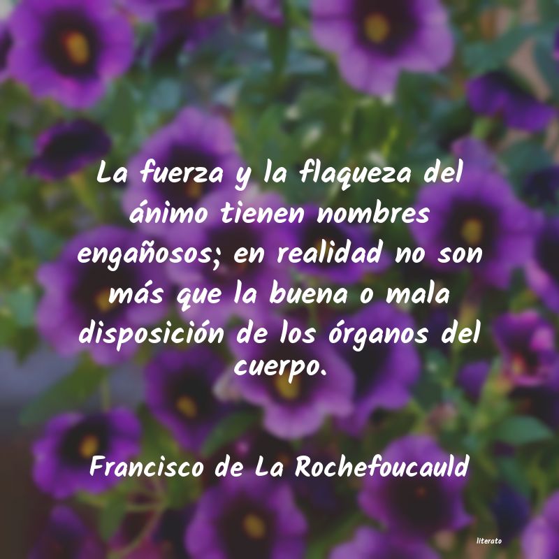 Frases de Francisco de La Rochefoucauld