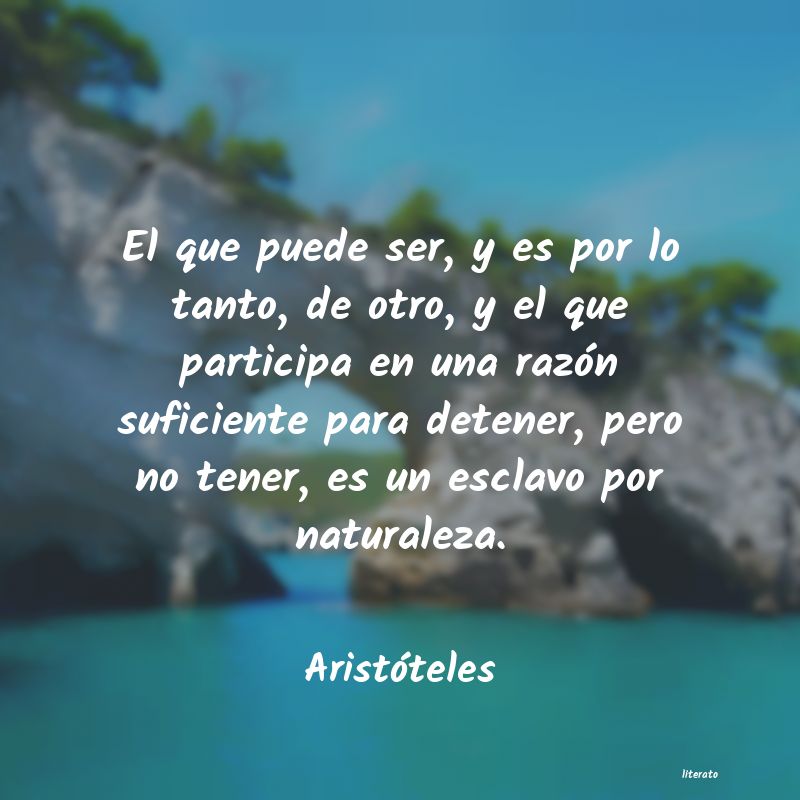 Frases de Aristóteles