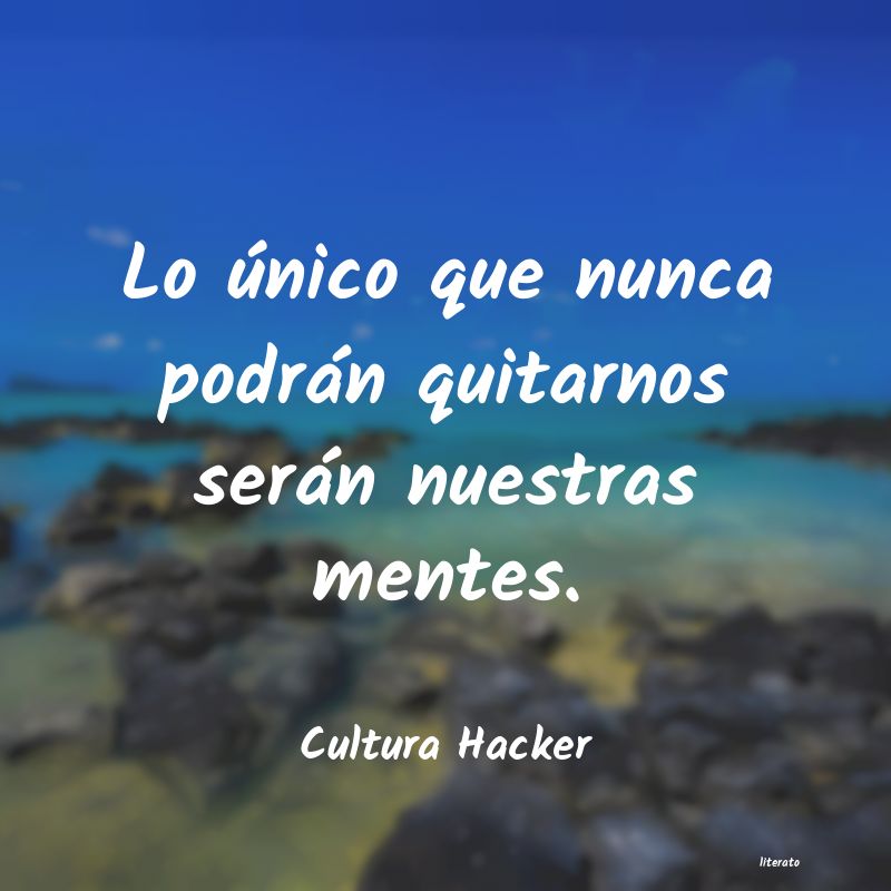 frases de Cultura Hacker