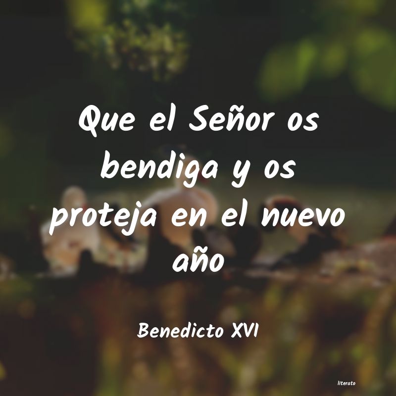 frases de Benedicto XVI