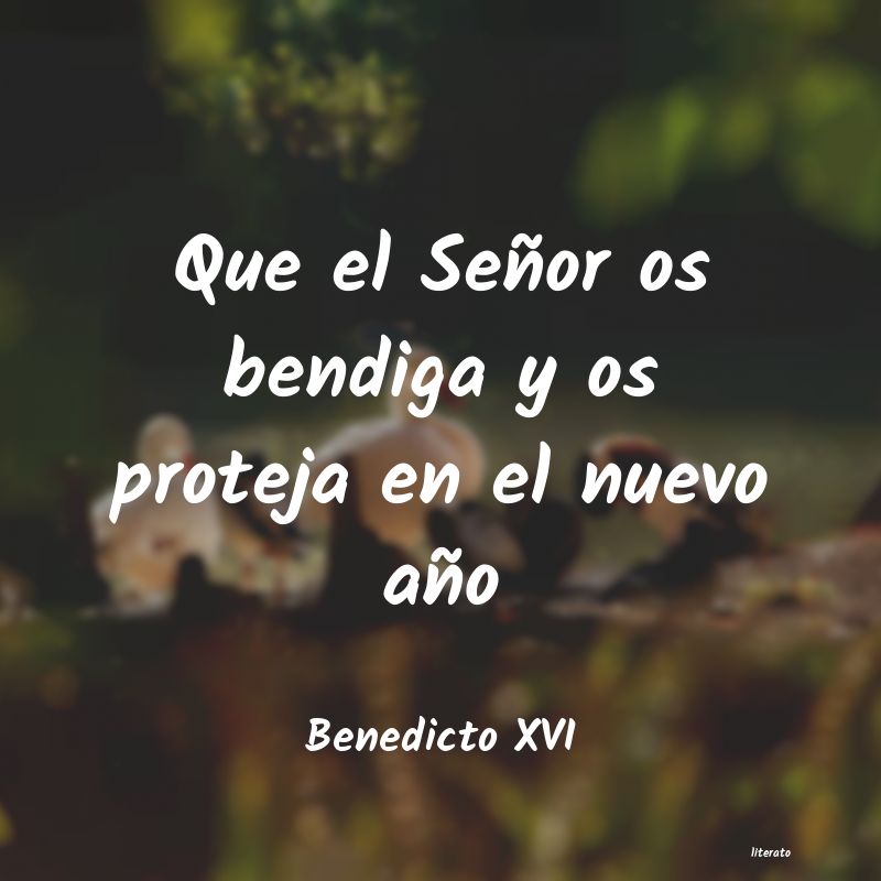 Frases de Benedicto XVI