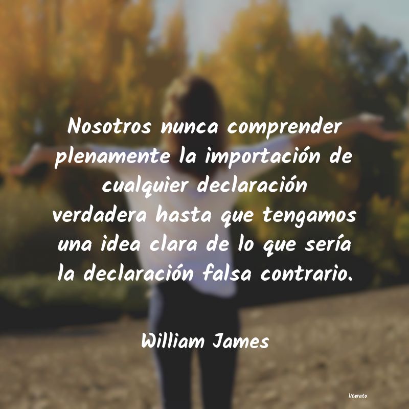 Frases de William James