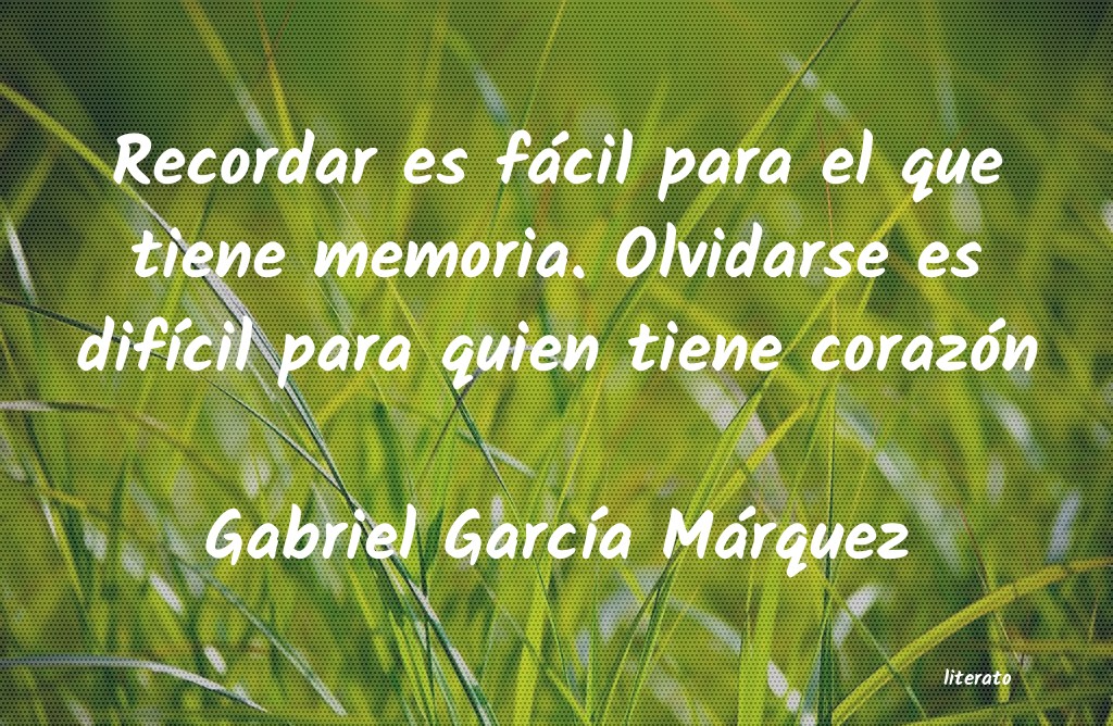 para olvidar lo mejor es recordar