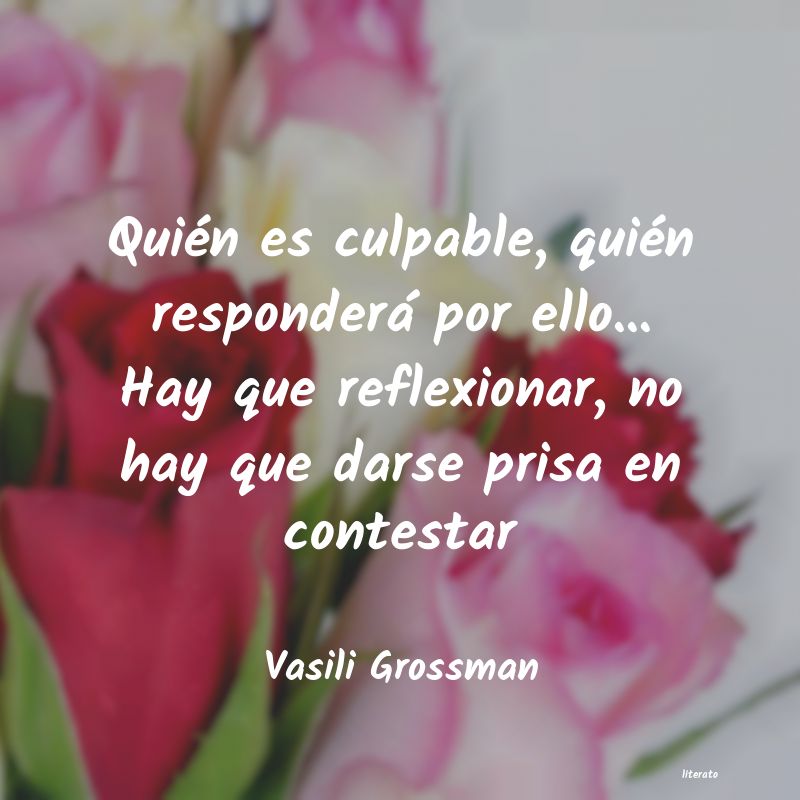 Frases de Vasili Grossman