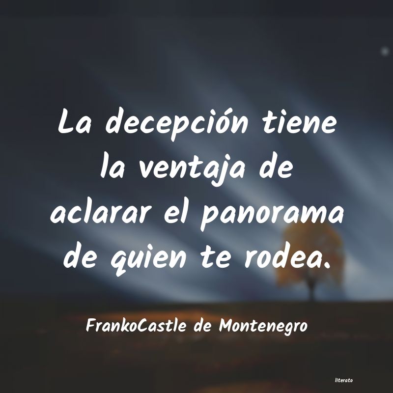 Frases de FrankoCastle de Montenegro