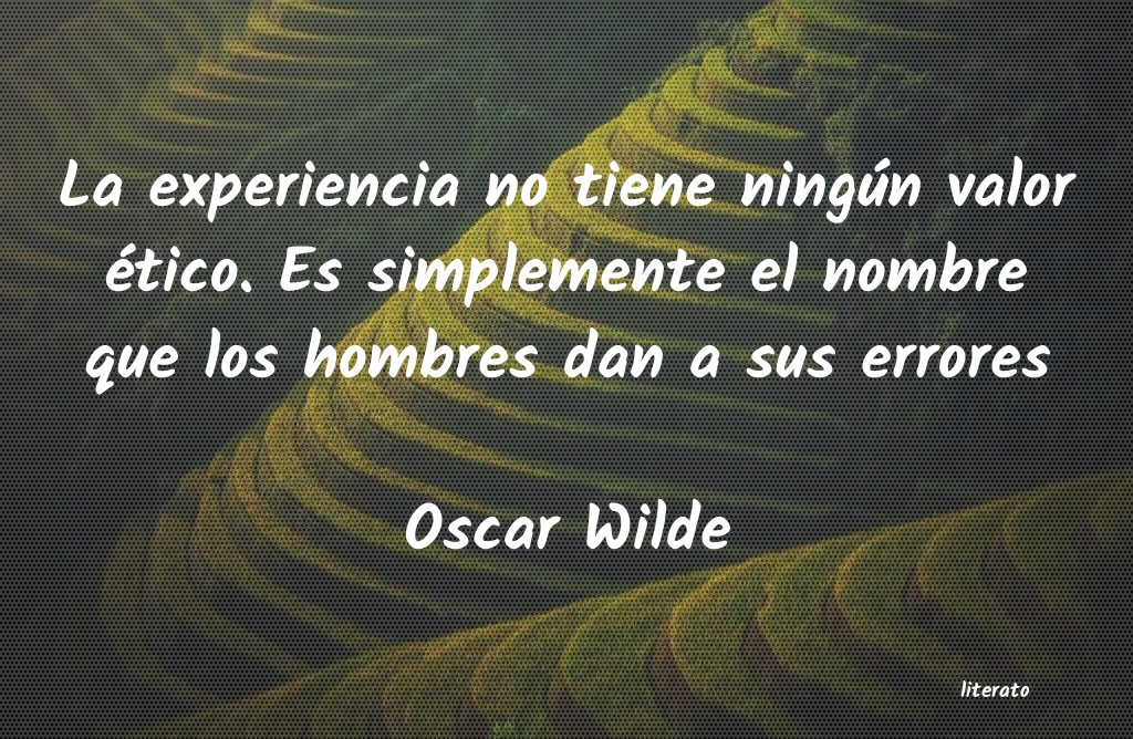 Frases de Oscar Wilde