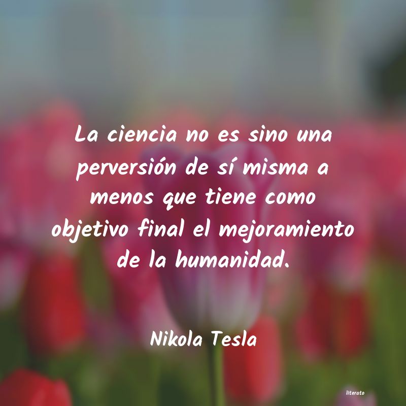 Frases de Nikola Tesla