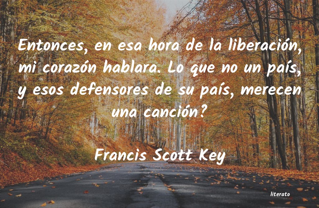 Frases de Francis Scott Key