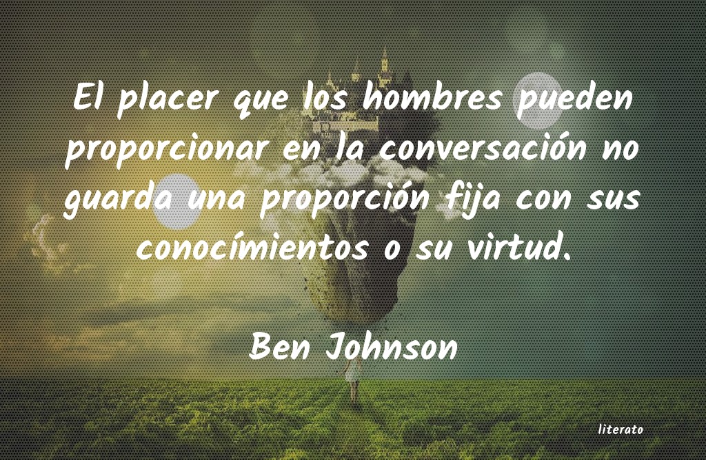 Frases de Ben Johnson