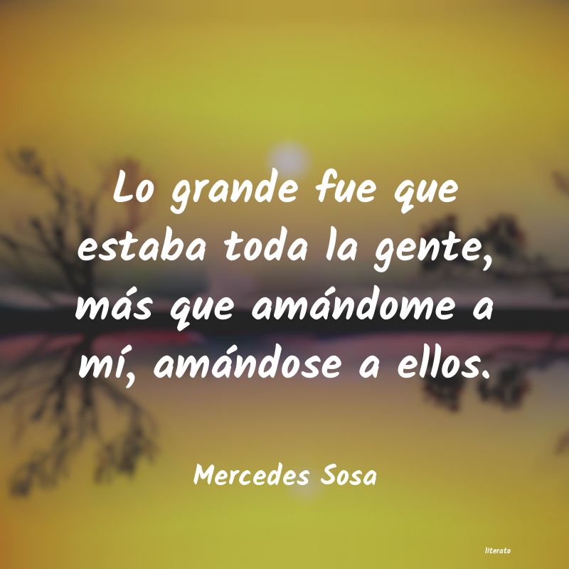 Frases de Mercedes Sosa