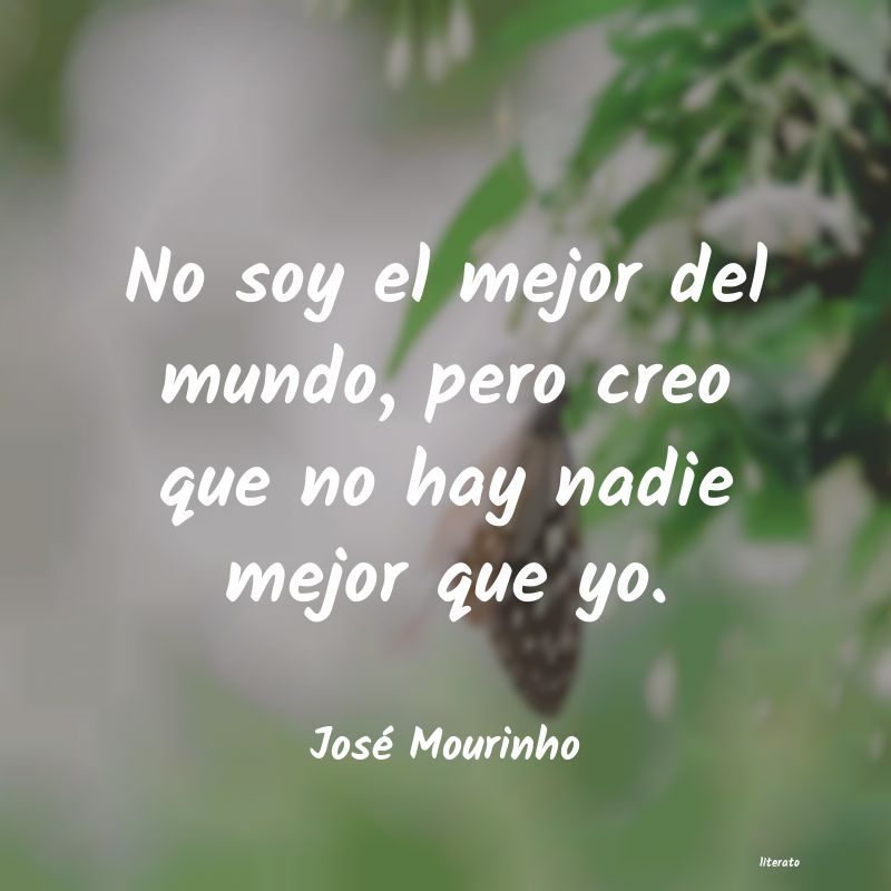 frases de José Mourinho