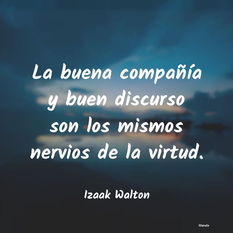 frases de Izaak Walton