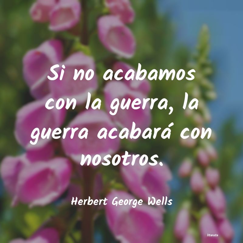 Frases de Herbert George Wells